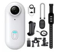 Minicámara corporal para manillar de motocicleta, cámara deportiva de carretera, cámara de cuerpo con batería, Full HD, acción deportiva, WiFi, cámara H88 (4K UHD (blanco), 32 GB)