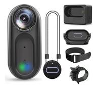 Minicámara Deportiva portátil de Bolsillo, Resistente al Agua, con batería Gran Capacidad, grabación vídeo 1080p y 64 GB Almacenamiento. Diseño Compacto, WiFi éxito Ventas(128GB,Black)