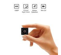 Minicámara espía oculta súper mini para el hogar y la oficina, minicámara inteligente, práctica y portátil con visión nocturna y detección de