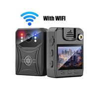 Minicámara policial 4K, grabadora de vídeo digital, videocámara, cámara corporal con visión nocturna infrarroja, clip trasero deportivo con WiFi.