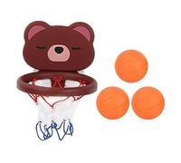 Minicanasta de baloncesto | Canasta de baloncesto interior para niños - Canasta de baloncesto para habitación de la puerta con 3 pelotas, ganchos en puertas, juego de interior y exterior