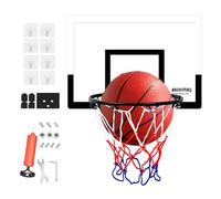Minicanasta de baloncesto, cesta de baloncesto para puerta, borde plegable con mecanismo de retorno de pelota, para niños al bucear, juguete de campo de tiro de interior para dormitorio y oficina