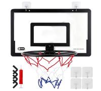 Minicanasta de baloncesto para niños, ajustable, sin agujeros | Canasta de baloncesto portátil para niños, para preescolar, fiesta de cumpleaños, vacaciones, sala de juegos, aula, viajes