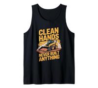 Minicargadora "MANOS LIMPIAS" Trabajos sucios Camiseta sin Mangas
