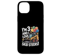 Minicargadora "Tengo 3 años y me encantan las minicargadoras!" Cumpleaños Carcasa para iPhone 14 Plus