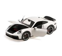 Minichamps 110062070 Porsch. 911 Dakar White 2022 with Openings - Escala 1/18 - Coche en Miniatura