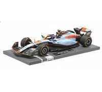 Minichamps 117231623 - Williams FW45 Gulf Alex Albon Singapore GP 2023 - Escala 1/18 - Coche en Miniatura
