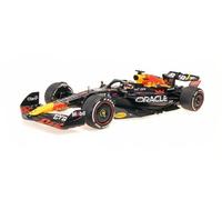 Minichamps 127222201 - Red Bul Racing RB18 MAX Verstappen Winner Abu Dhabi GP World Champion 2022 with Showcase Limited Edition - Escala 1/12 - Coche en Miniatura