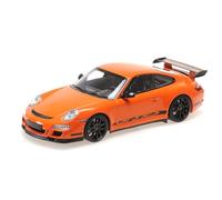 Minichamps 155062122 - Porsch. 911 GT3 RS Orange 2007 - Escala 1/18 - Coche en Miniatura