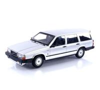 Minichamps 155171770 1:18 1986 Volvo 740 GL Break-Silver Coche en Miniatura Coleccionable