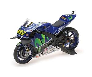 Minichamps 2016 YTZ-M1-Moviestar Yamaha MotoGP-Valentino Rossi, Color Negro, Azul, 1:12 Scale (122163046)