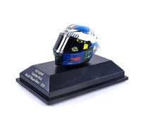 Minichamps 399200076 1:8 AGV Casco-Valentino Rossi-Moto GP Misano Race 1 2020 Coche miniatura coleccionable, multicolor