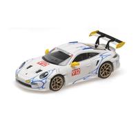 Minichamps 410062116 - Porsch. 911 (992) GT3RS White with Yellow Decor 2023 - Escala 1/43 - Coche en Miniatura