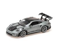 Minichamps 410062117 - Porsch. 911 (992) GT3RS Silver 2023 - Escala 1/43 - Coche en Miniatura