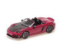 Minichamps 410063132 - Porsch. Spyder RS Rubystar with Weissach Package 2023 - Escala 1/43 - Coche en Miniatura