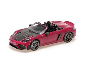 Minichamps 410063132 - Porsch. Spyder RS Rubystar with Weissach Package 2023 - Escala 1/43 - Coche en Miniatura
