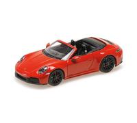 Minichamps 410064130 - Porsch. 911 (992.2) Carrer. GTS Cabriolet Red 2024 - Escala 1/43 - Coche en Miniatura