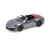Minichamps 410064132 - Porsch. 911 (992.2) Carrer. GTS Cabriolet Grey Metallic 2024 - Escala 1/43 - Coche en Miniatura