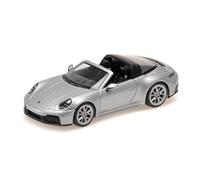 Minichamps 410064141 - Porsch. 911 (992.2) Targa 4 GTS Silver 2024 - Escala 1/43 - Coche en Miniatura