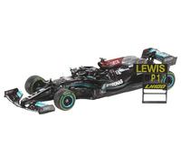 Minichamps 410211544 1:43 Mercedes-AMG Petronas Formula One Team W12 E Performance-Lewis Hamilton-Sochi GP 2021 Coche Coleccionable en Miniatura, Multicolor