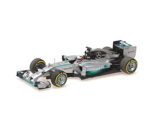 Minichamps 436140044 Mercedes AMG Petronas F1 Team W05-Lewis Hamilton-World Champion 2014 Coche en Miniatura Coleccionable, Multicolor