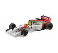 Minichamps 530931805 - McLar MP4/8 Sebastian Vettel Ayrton Senna Tribute Imola 19.05.24 - Escala 1/18 - Coche en Miniatura