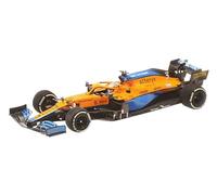 Minichamps 537215803 1:43 Mclaren F1 Team MCL35M-Daniel Ricciardo-Winner Italian GP 2021 Coche Miniatura Coleccionable, Multicolor
