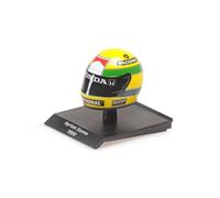 Minichamps 540388812 1:10 Helmet-Ayrton Senna-1988 - Coche Coleccionable, Multicolor