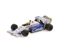 Minichamps 540843399 - Toleman Hart TG184 Ayrton Senna 2nd Place Monaco GP 1984 Dirty Version - Escala 1/43 - Coche en Miniatura