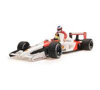 Minichamps 540911828 - McLar MP4/6 Ayrton Senna with Jean Alesi Riding Mexico GP 1991 - Escala 1/18 - Coche en Miniatura
