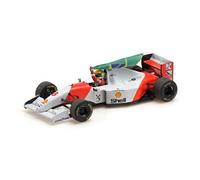 Minichamps 540933308 - McLar MP4/8 Ayrton Senna Winner Australian GP 1993 with Flag Dirty Version Limited Edition 994 pcs - Escala 1/43 - Coche en Miniatura