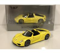 Minichamps 870062131 Porsche 918 Spyder 2013 Amarillo 1:87 Escala