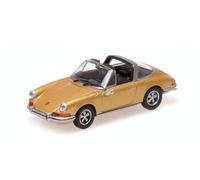 Minichamps 870064564 - Porsch. 911 Targa Gold 1972 - Escala 1/87 - Coche en Miniatura