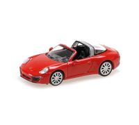 Minichamps 870068041 Porsch. 911 Targa Red 2014 - Escala 1/87 - Coche en Miniatura