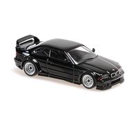 Maxichamps 940023380 1:43 BMW M3 E36 GTR-1993-Coche en Miniatura Coleccionable Negro, Negro