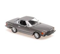 Minichamps 940033451 - Mercede. Ben. 350 SL Cabriolet Hardtop (R107) Grey Metallic 1974 - Escala 1/43 - Coche en Miniatura