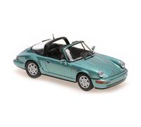 Minichamps 940061364 - Porsch. 911 Targa (964) Green Metallic 1991 - Escala 1/43 - Coche en Miniatura