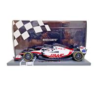 MINICHAMPS Modelino Auto 1:18 Haas VF-22 British GP 2022 Magnussen