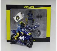 MINICHAMPS ROJO 1/12 MODELO MOTO YAMAHA GP CATALUÑA 2018 CON PILOTO DIECAST