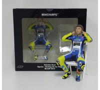 Minichamps Valentino Rossi 1/12 Modelo Figura De Acción Motogp Yamaha 2014 Nuevo