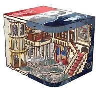 MiniCity Book Nook Kit para Adultos Puzzle de Madera DIY Casa en miniatura 3D Casa de Muñecas - Sujetalibros para estantería Decoración con Luz Led Regalo Creativo para Lectores (Napoleón)