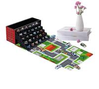 Minicoches para niños - 60 piezas de vehículos de retirada, juego de juguetes interactivos, construcción ABS colorida, divertidos coches coleccionables | Pluma de bolsa de regalo para niñas, niños