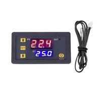Minicontrolador de temperatura digital W3230, 12 V, 24 V y 220 V, termostato, regulador de calefacción y refrigeración con sensor.(AC110V-220V)