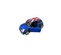MiniCooper - Coche de metal con parte superior de la bandera británica | . MiniCooper - Coche de metal con parte superior de la bandera británica, en 5 colores, recuerdos de Londres, MiniCooper