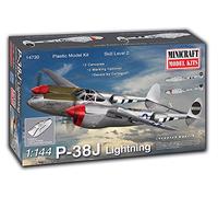 Minicraft P-38J Kit de construcción Lightning (36 Piezas)