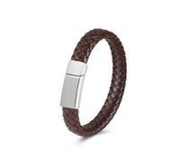 Minicremation Joyería de cremación Pulsera de urna para Cenias para Mujeres Hombres Recuerdo Memorial Braalete Braalete de Cuero Trenado