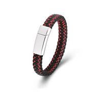 Minicremation Joyería de cremación Pulsera de urna para Cenias para Mujeres Hombres Recuerdo Memorial Braalete Braalete de Cuero Trenado