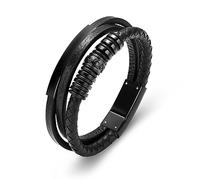 Minicremation Pulsera de urna conmemorativa de cremación para cenizas para hombres y mujeres, brazalete conmemorativo de recuerdo, pulsera de cuero trenzado, regalo para novio, marido