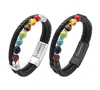 Minicremation Pulsera de urna de cremación para cenizas, pulsera de urna de cuero trenzado para cenizas, pulsera conmemorativa de cremación de acero inoxidable para perro humano, gato, regalo de