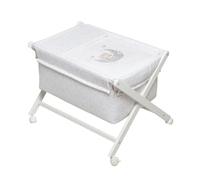 Minicuna Bear Sleeping Gris con textil